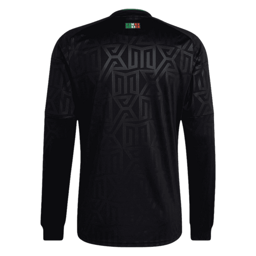 Mexico Third World Cup 2026 Long Sleeve Jersey Black Men's