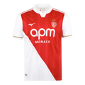 Monaco Home 2025/26 Jersey Red & White Men's