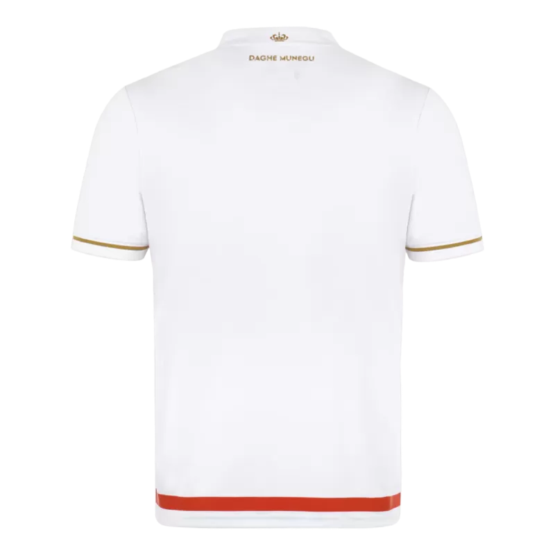 Monaco Home 2025/26 Jersey Red & White Men's