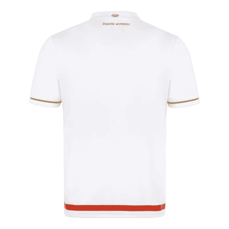 Monaco Home 2025/26 Jersey Red & White Men's