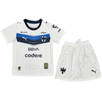 Monterrey Away 2025/26 Kit White Kids