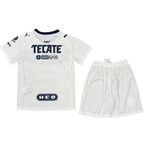 Monterrey Away 2025/26 Kit White Kids