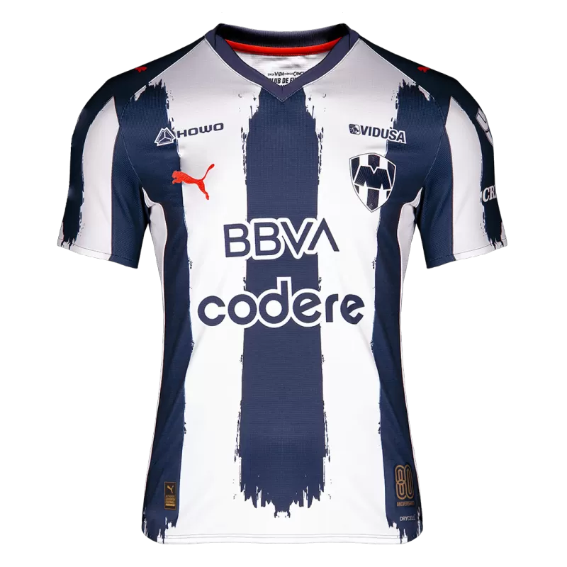 Monterrey Home 2025/26 Jersey White & Navy Men's