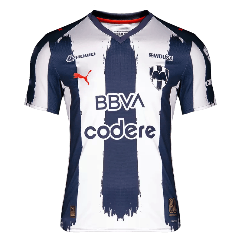 Monterrey Home 2025/26 Jersey White & Navy Men's