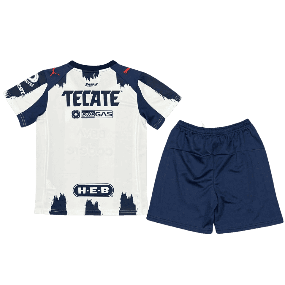 Monterrey Home 2025/26 Kit White & Navy Kids