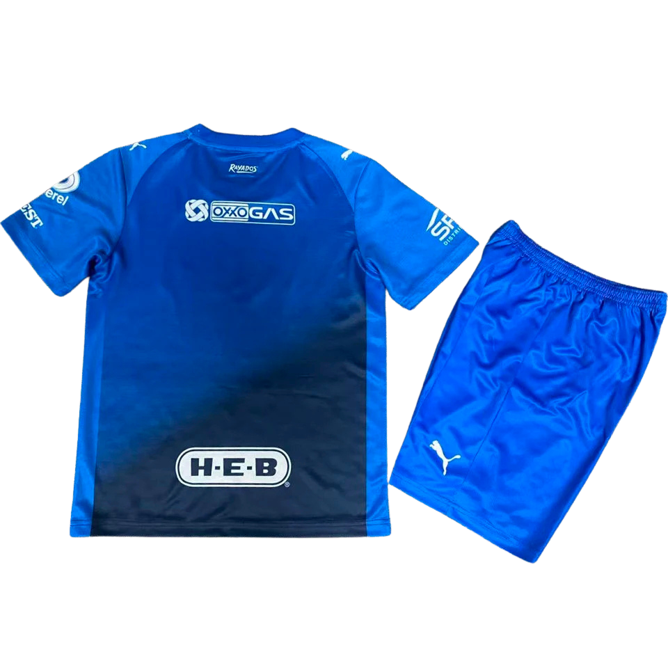 Monterrey Third 2025/26 Kit Blue Kids