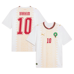 Morocco BRAHIM DIAZ #10 Away World Cup 2026 Jersey White Men's
