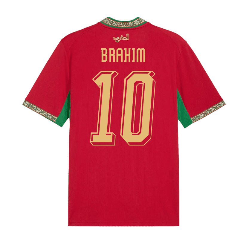 Morocco BRAHIM DIAZ #10 Home World Cup 2026 Jersey Red Men's