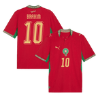 Morocco BRAHIM DIAZ #10 Home World Cup 2026 Jersey Red Men's