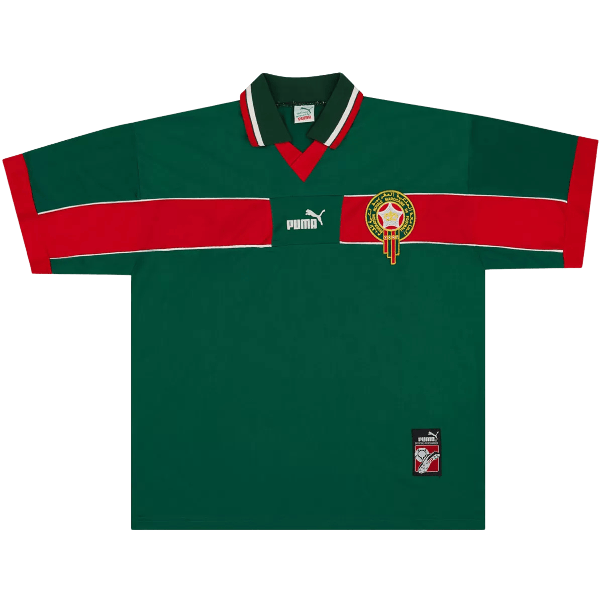 Morocco Retro Home Jersey 1998 Green Men's
