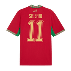 Morocco SAIBARI #11 Home World Cup 2026 Jersey Red Men's