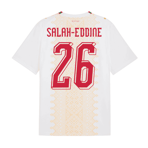 Morocco SALAH-EDDINE #26 Away World Cup 2026 Jersey White Men's