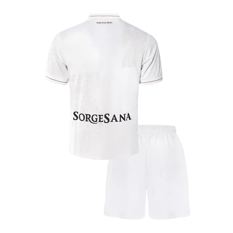 Napoli Away 2025/26 Kit White Kids