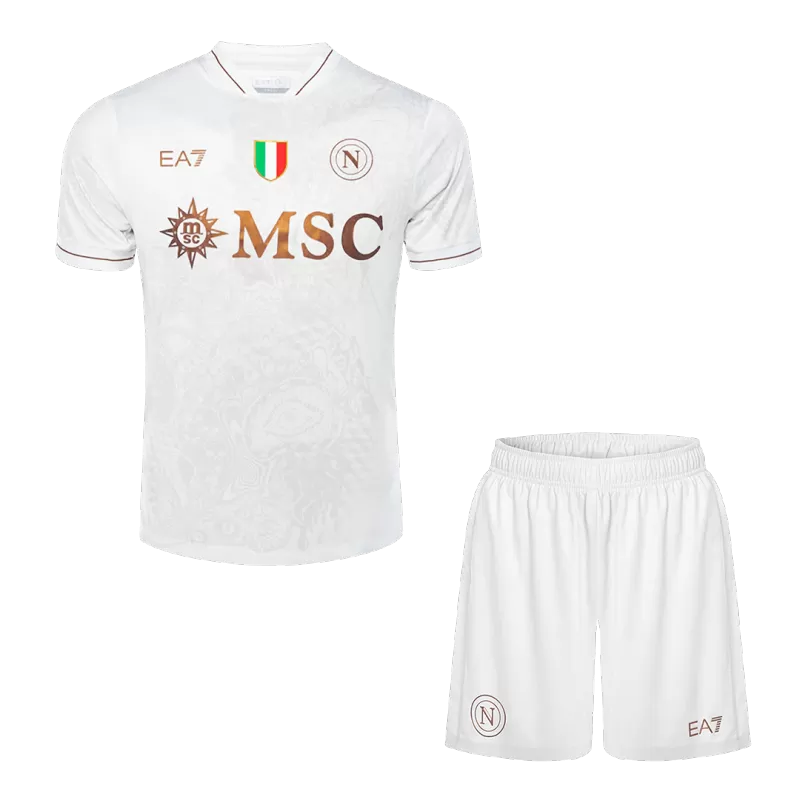 Napoli Away 2025/26 Kit White Men's