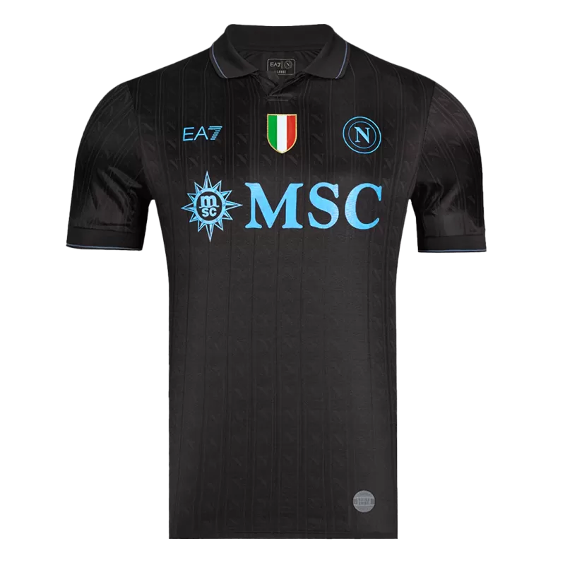 Napoli Third 2025/26 Jersey Black Men's