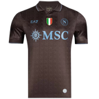 Napoli Third 2025/26 Jersey Player's Version Black Men's