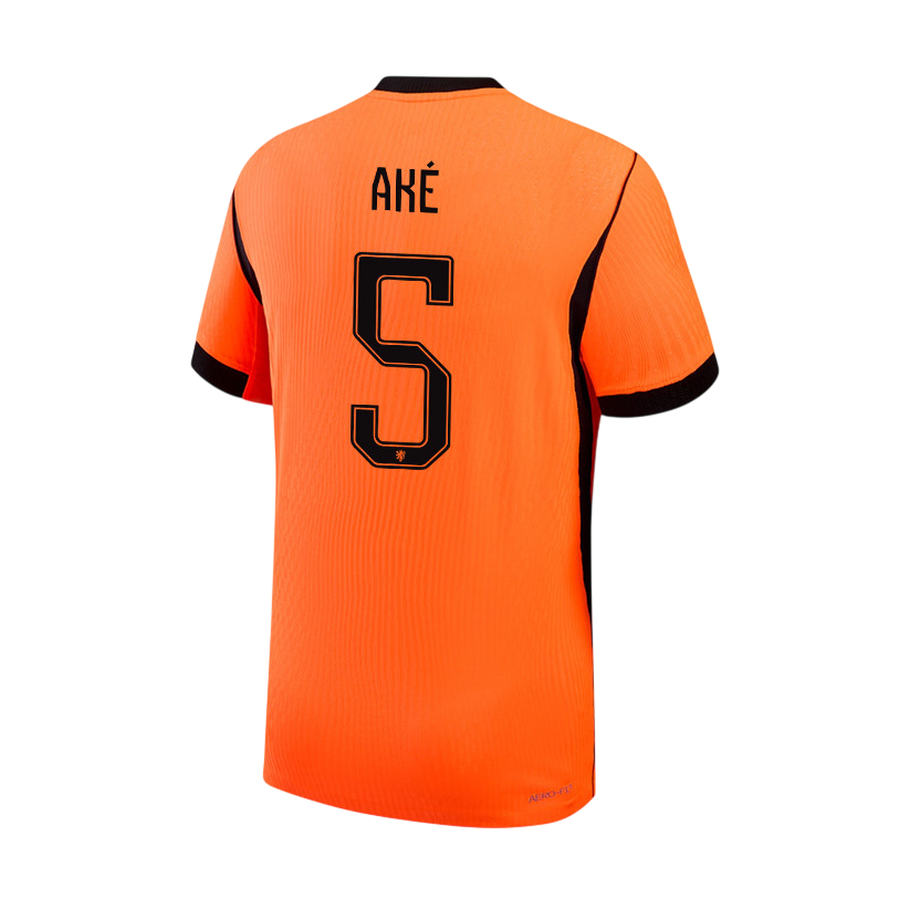 Netherlands AKE #5 Home World Cup 2026 Jersey Orange Men's