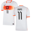 Netherlands GAKPO #11 Away World Cup 2026 Jersey White Men's