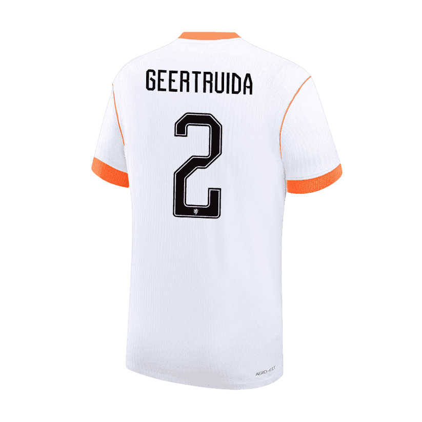 Netherlands GEERTRUIDA #2 Away World Cup 2026 Jersey White Men's