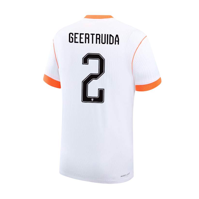 Netherlands GEERTRUIDA #2 Away World Cup 2026 Jersey White Men's