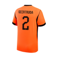 Netherlands GEERTRUIDA #2 Home World Cup 2026 Jersey Orange Men's