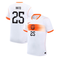 Netherlands HATO #25 Away World Cup 2026 Jersey White Men's