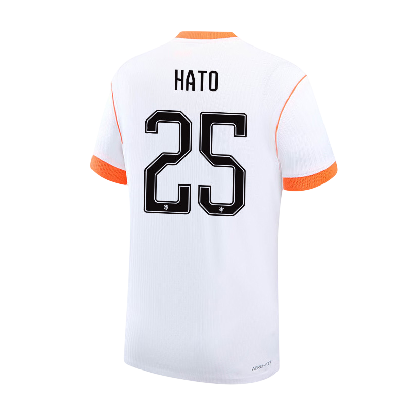 Netherlands HATO #25 Away World Cup 2026 Jersey White Men's