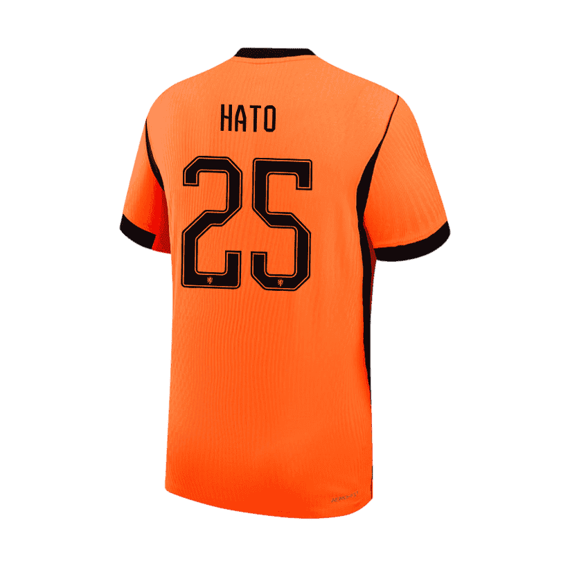 Netherlands HATO #25 Home World Cup 2026 Jersey Orange Men's