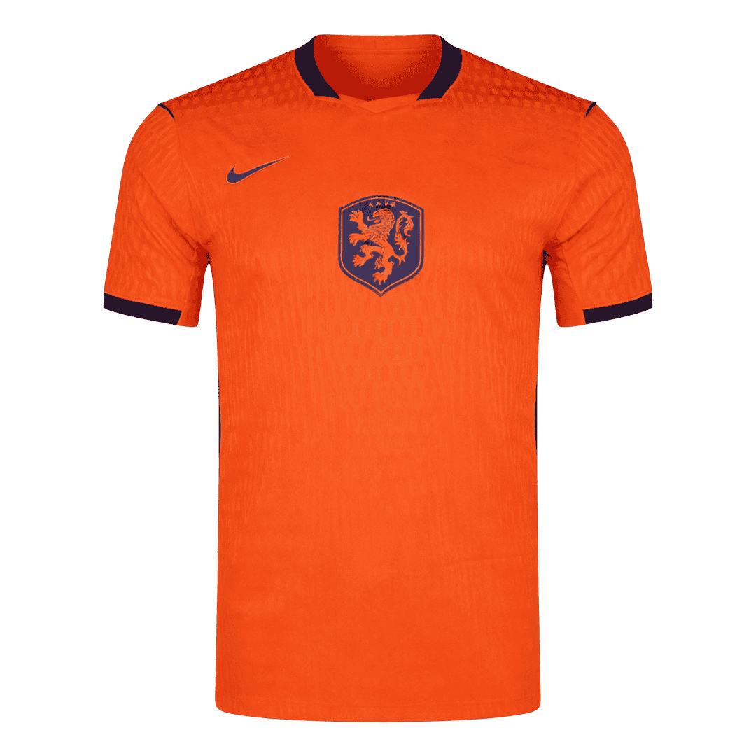 Netherlands Home World Cup 2026 Jersey Player's Version Orange Men's