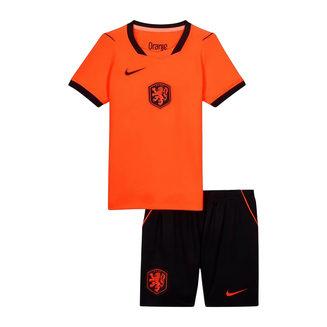 Netherlands Home World Cup 2026 Kit Orange Kids