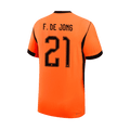 Netherlands KLUIVERT #7 Home World Cup 2026 Jersey Orange Men's