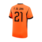 Netherlands KLUIVERT #7 Home World Cup 2026 Jersey Orange Men's