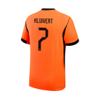Netherlands KLUIVERT #7 Home World Cup 2026 Jersey Orange Men's