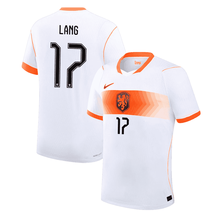 Netherlands LANG #17 Away World Cup 2026 Jersey White Men's