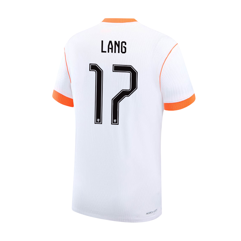 Netherlands LANG #17 Away World Cup 2026 Jersey White Men's