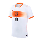 Netherlands MEMPHIS #10 Away World Cup 2026 Jersey White Men's