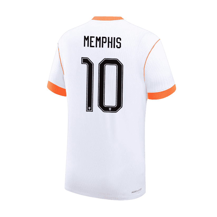 Netherlands MEMPHIS #10 Away World Cup 2026 Jersey White Men's