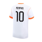 Netherlands MEMPHIS #10 Away World Cup 2026 Jersey White Men's