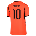 Netherlands MEMPHIS #10 Home World Cup 2026 Jersey Orange Men's