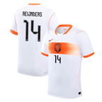 Netherlands REIJNDERS #14 Away World Cup 2026 Jersey White Men's