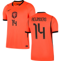 Netherlands REIJNDERS #14 Home World Cup 2026 Jersey Orange Men's