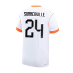 Netherlands SUMMERVILLE #24 Away World Cup 2026 Jersey White Men's