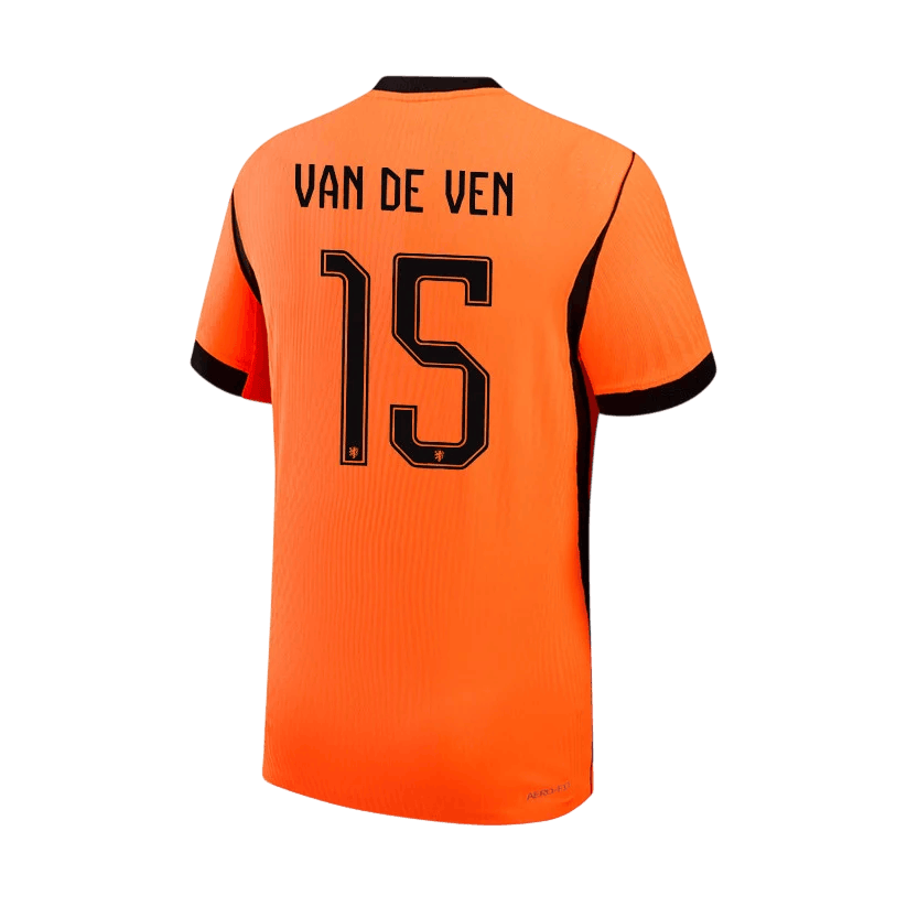 Netherlands SUMMERVILLE #24 Home World Cup 2026 Jersey Orange Men's