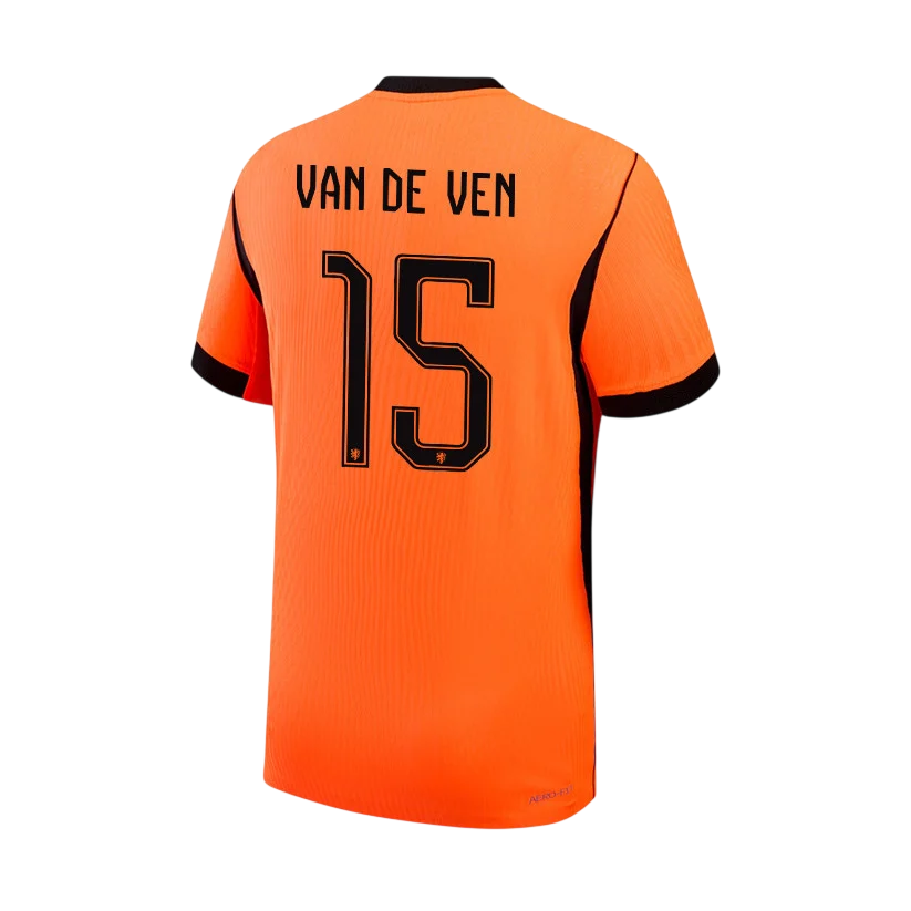 Netherlands SUMMERVILLE #24 Home World Cup 2026 Jersey Orange Men's