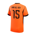 Netherlands SUMMERVILLE #24 Home World Cup 2026 Jersey Orange Men's