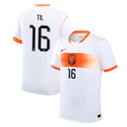 Netherlands TIL #16 Away World Cup 2026 Jersey White Men's
