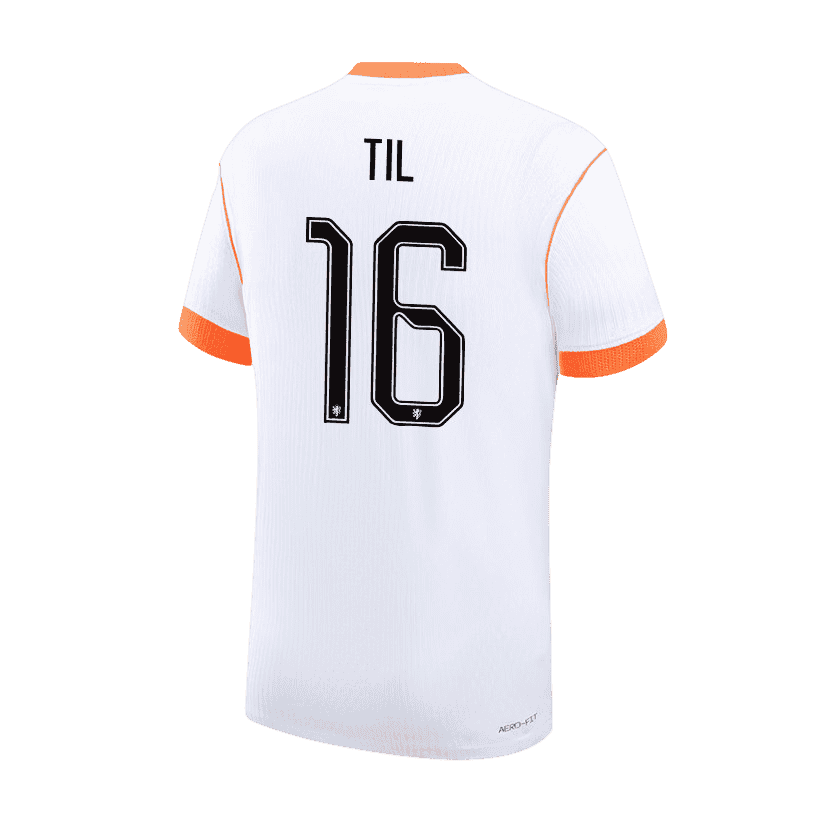 Netherlands TIL #16 Away World Cup 2026 Jersey White Men's