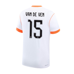Netherlands VAN DE VEN #15 Away World Cup 2026 Jersey White Men's