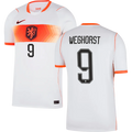 Netherlands WEGHORST #9 Away World Cup 2026 Jersey White Men's