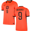 Netherlands WEGHORST #9 Home World Cup 2026 Jersey Orange Men's